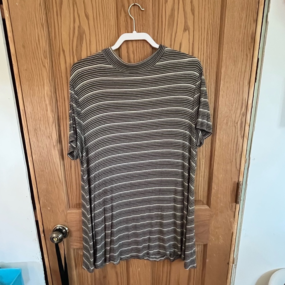 Falls Creek green stripped dress - size 2X